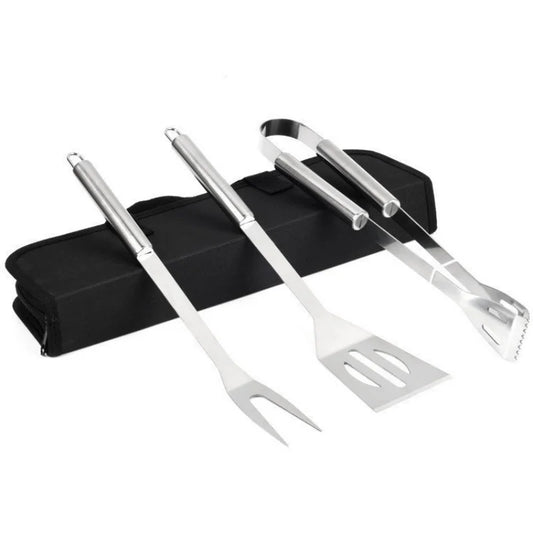 BBQ Tools Set Barbecue Utensil Accessories Stainless Steel BBQ Grill Tool Set Outdoor Camping Cooking Accessories Kit With Bag