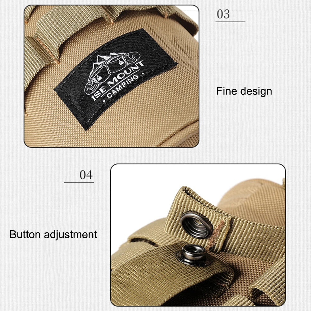 Outdoor Camping Bag Portable Sundries Storage Bag Lightweight Camping Accessory Bag with Hanging Holes Camping Accessories