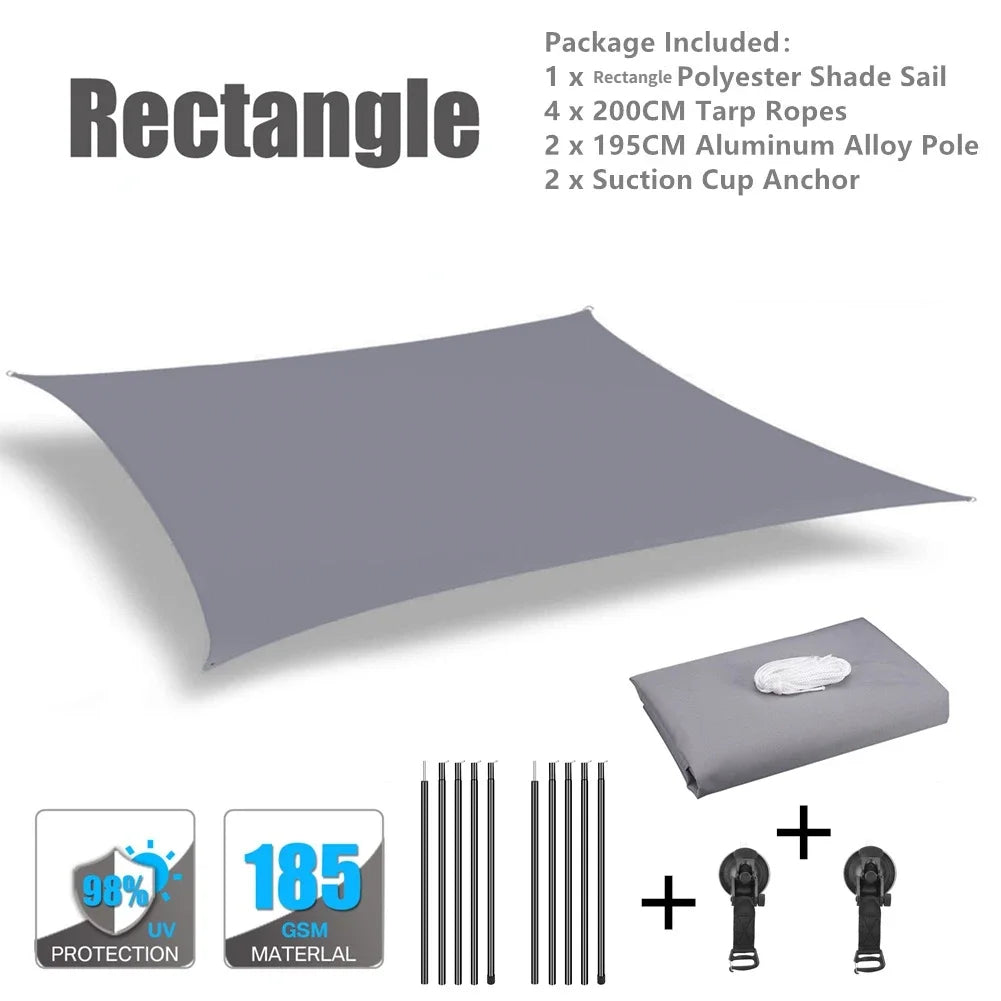 Portable Car Side Awning Tent Waterproof Oxford Awning Anti-UV Car Tent Camping Tailgate Sun Shelter for Camping Fishing Travel