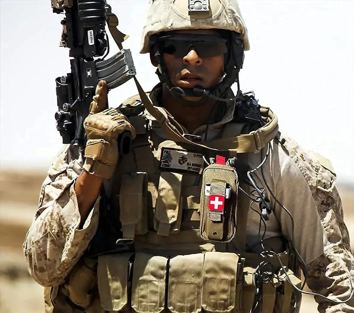 Emergency Survival Kit Gear First Aid Kit Admin Pouch EMT Camping Gear Tactical Trauma Molle EDC IFAK OUTdoor tools