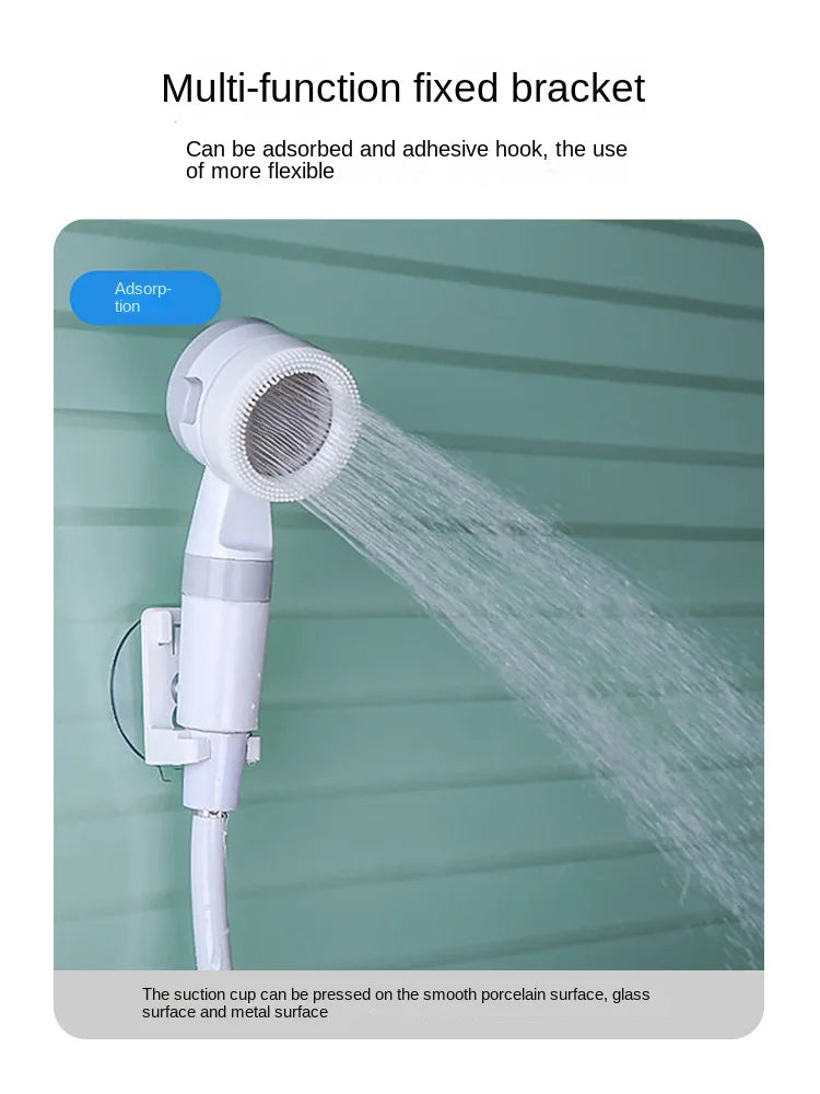 Outdoor camping dormitory bath bath artifact household rental electric portable self-priming shower charging water pump shower