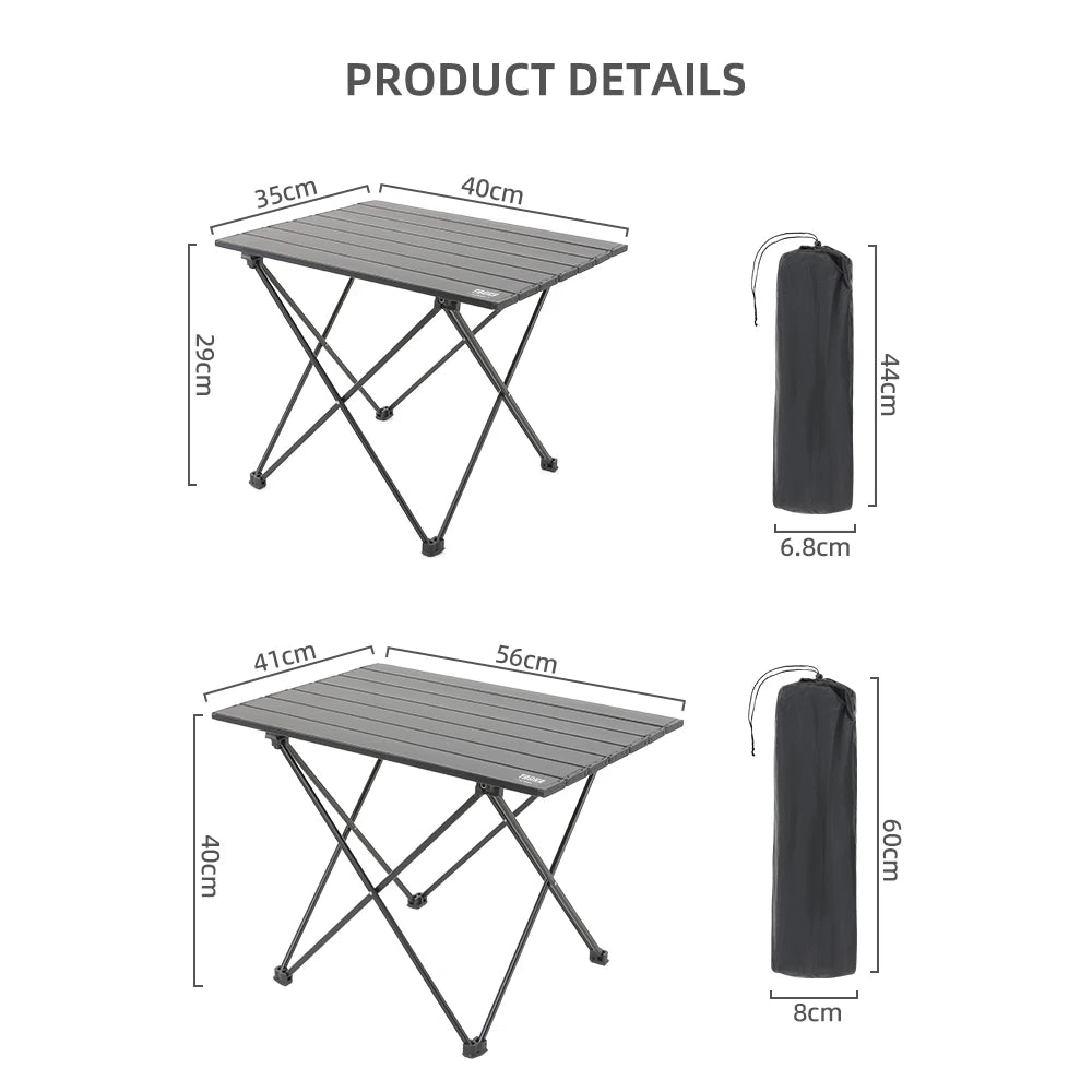 TARKA Foldable Camping Tables Tourist Bbq Picnic Fodling Tables Yard Balcony Garden Portable Aluminum Alloy Tables Camp Supples