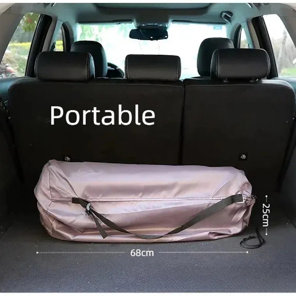 Auto-Inflate SUV Camping Mattress - Backseat/Trunk Air Bed with Fast Pump | Waterproof Car Cushion for Overlanding, Road Trip