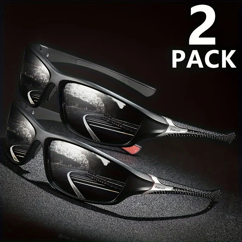 2pairs Fashion Polarized Sports Women's UV Protection Driving Cycling Fishing
