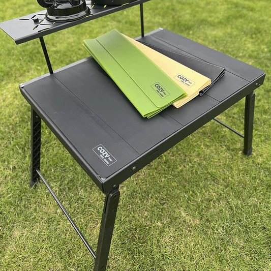 Non Slip Camping Table Mat Heat-Proof Placemat For Patio Waterproof Folding Dining Table Rubber Mat For Kitchen Patio Decor