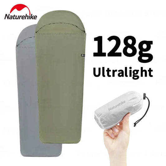 Naturehike Outdoor Sleeping Bag Liner Tourism Single Nylon Stretch Envelope 128g Ultralight Camping Sleeping Bags Accessories