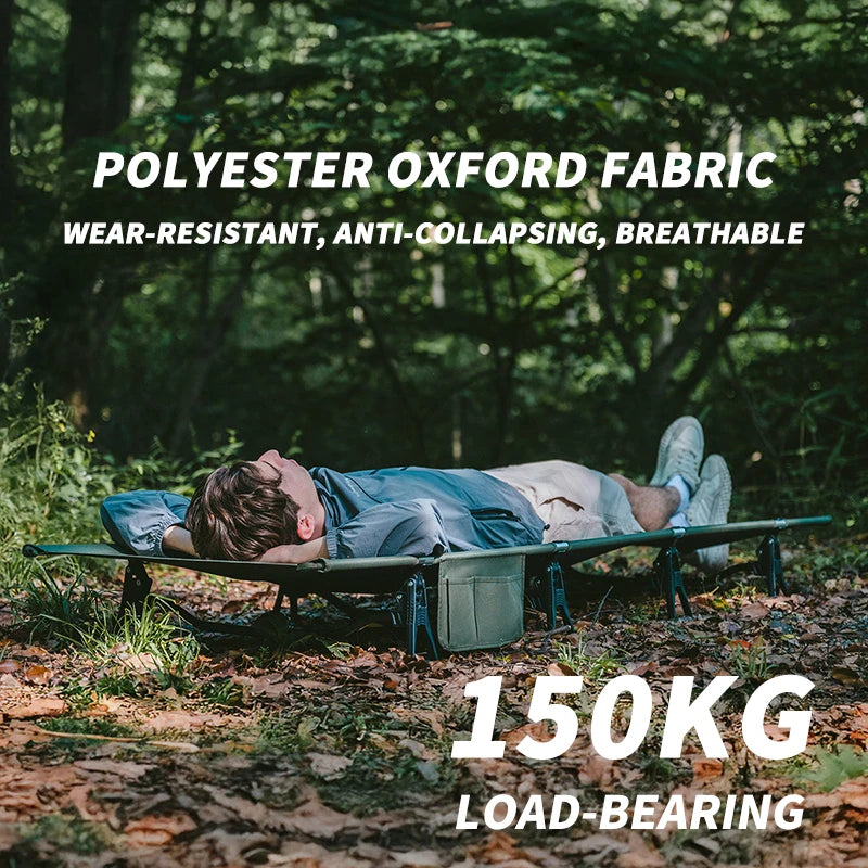 Naturehike Camping Cot Portable Folding Bed Outdoor Ultralight Compact Tent Sleeping Bed for Camping Travel Backpacking Hiking