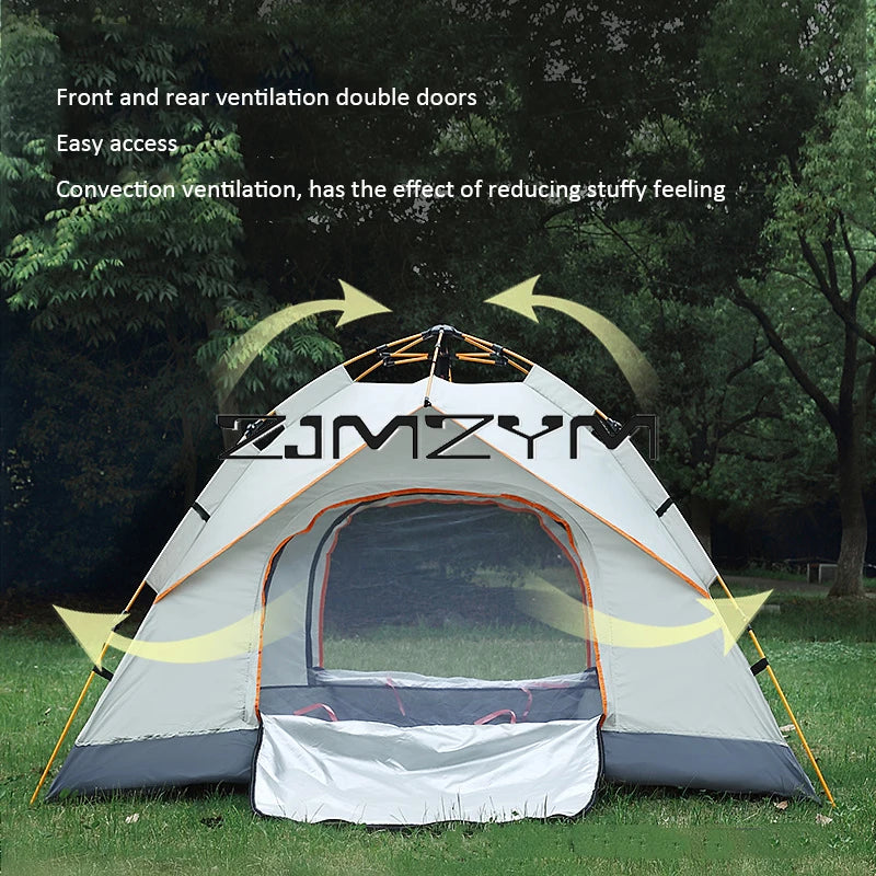 Tent Outdoor Camping Automatic Tent Quick Opening Camping Supplies Fake Double Folding Camping Tent