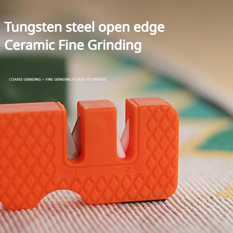 Outdoor Camping Portable Multifunctional Knife Sharpener Camping Multifunctional Knife Sharpening Tool Camping Equipment