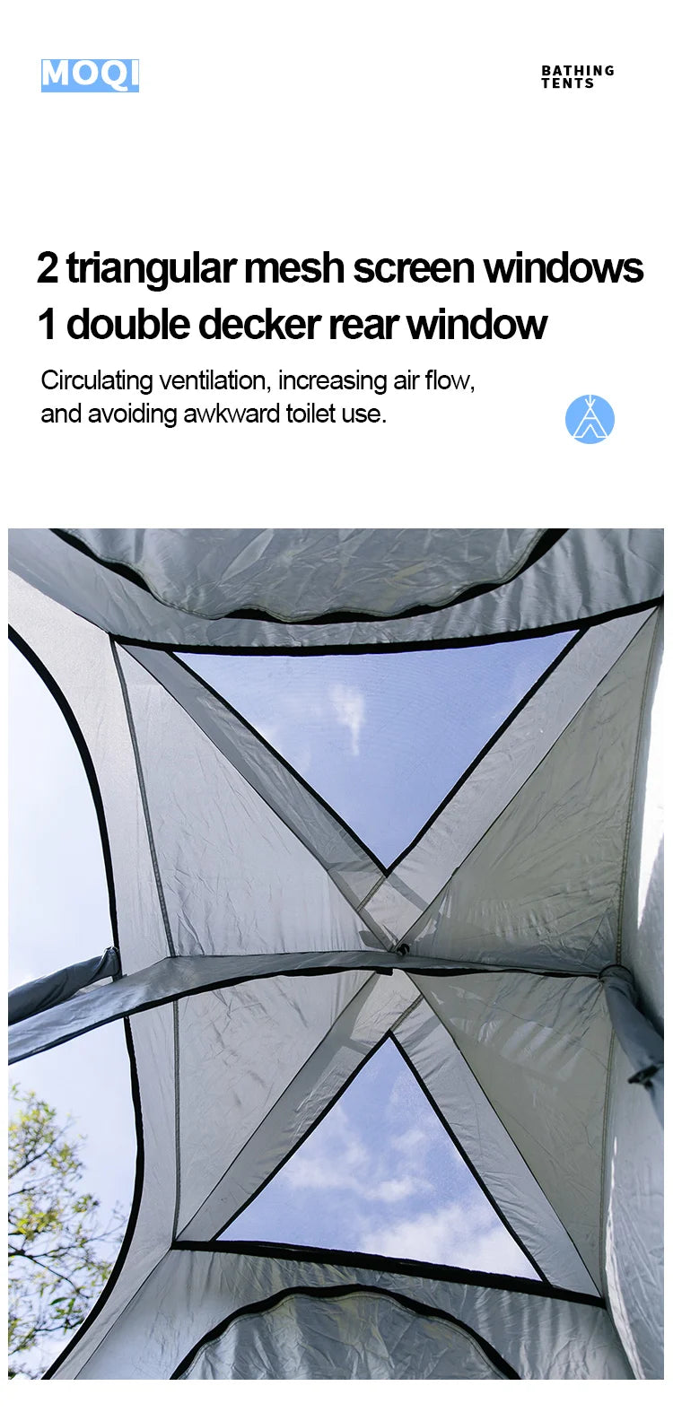 Shower tent  two person outdoor quick opening toilet changing tent privacy waterproof Pop up Instant fishing camping tent