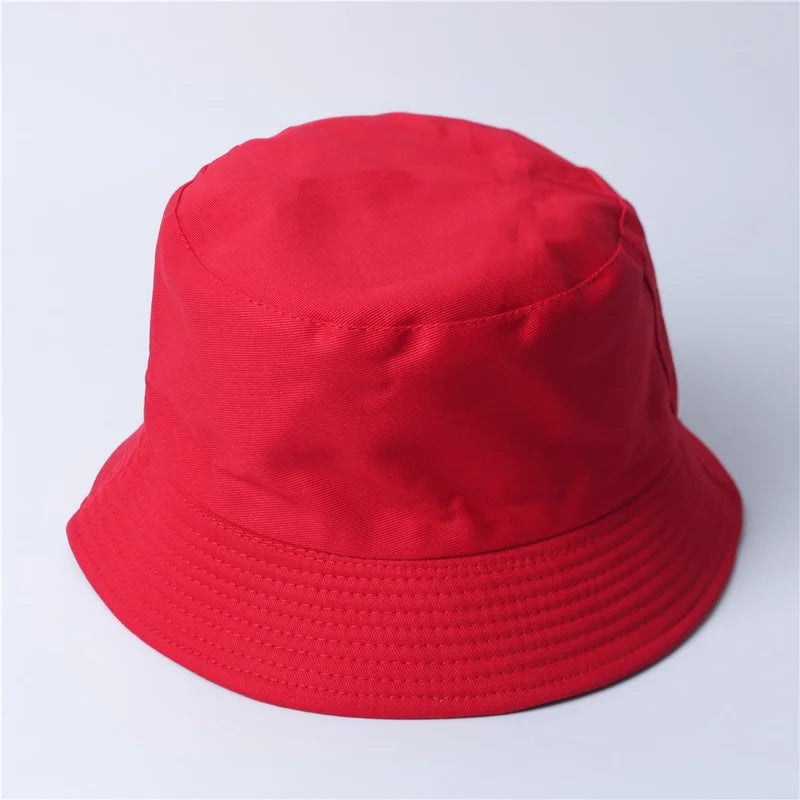 Free Custom LOGO Design Double-sided Bucket Hat Ladies Men Summer Fishing Hat Leisure Fishing Hat Panama  Bob Bucket Gorros