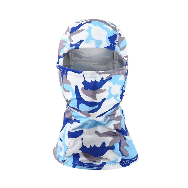 Men's Tactical Baraklava Mask Summer Sunscreen Leggings Hiking Scarf Motorcycle Bicycle Helmet Wind Hat Fishing Hat