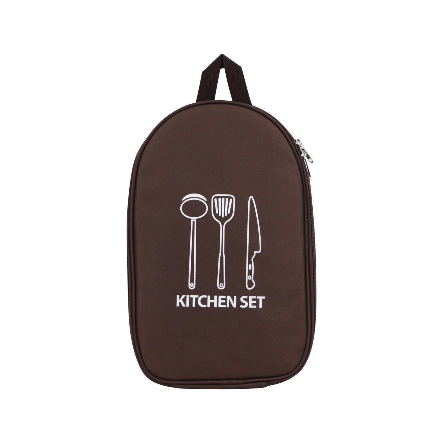 Camping Cookware Bag Kitchen Utensil Storage Bag Large Capacity Picnic Cooking BBQ Tableware Pouch Outdoor Camping Supplies