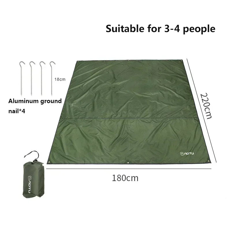 Tent Tarp Rain Sun Shade Hammocks Shelter Camping Survival Sun Shelter Picnic Awning Cover Waterproof Out Hiking Accessories