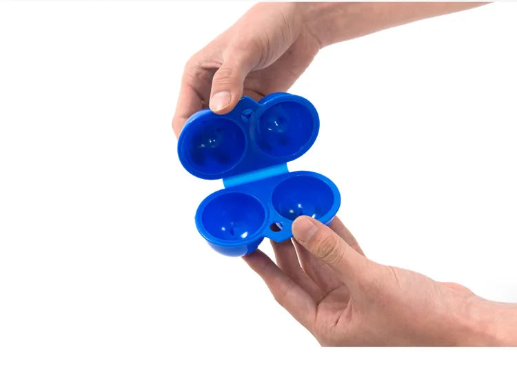 Outdoor Camping Tableware Portable Camping Picnic BBQ Egg Box Container Egg Storage Boxes Travel Kitchen Utensils Camping Gear