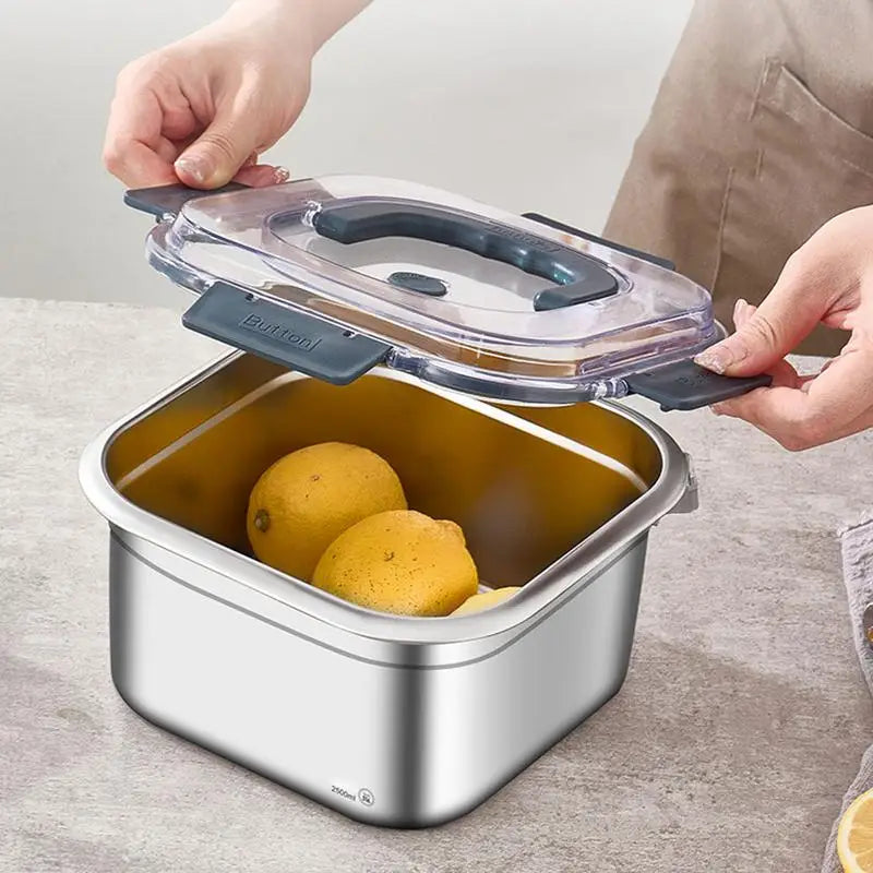 Camping Cookware Set 2500ml Square Camping Cooking Pot Multifunctional Hiking Cooking Set Camping Equipment Deep Fryer Pot for