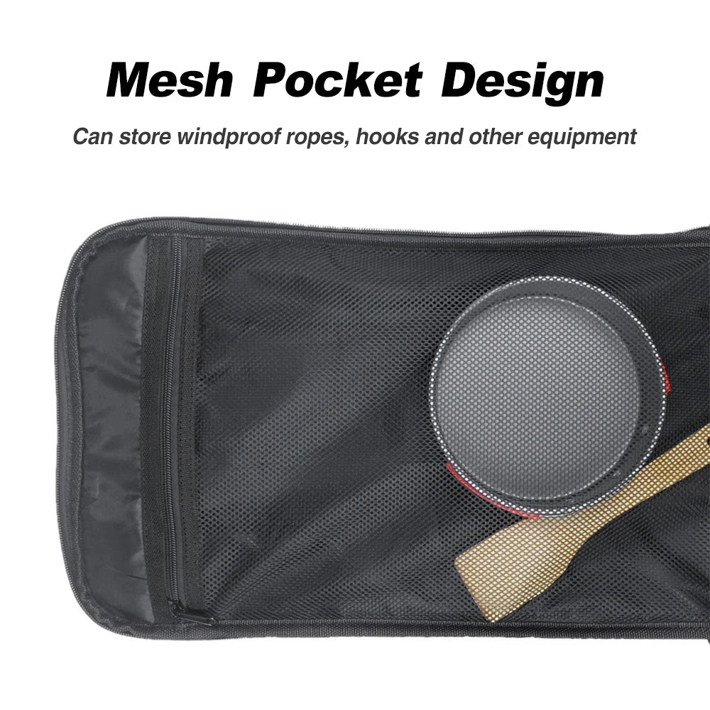 Camping Cookware Bag Cooking Utensils Bag Outdoor Stove Storage Container Cooking Tote Bag with Movable Partitions Size M L