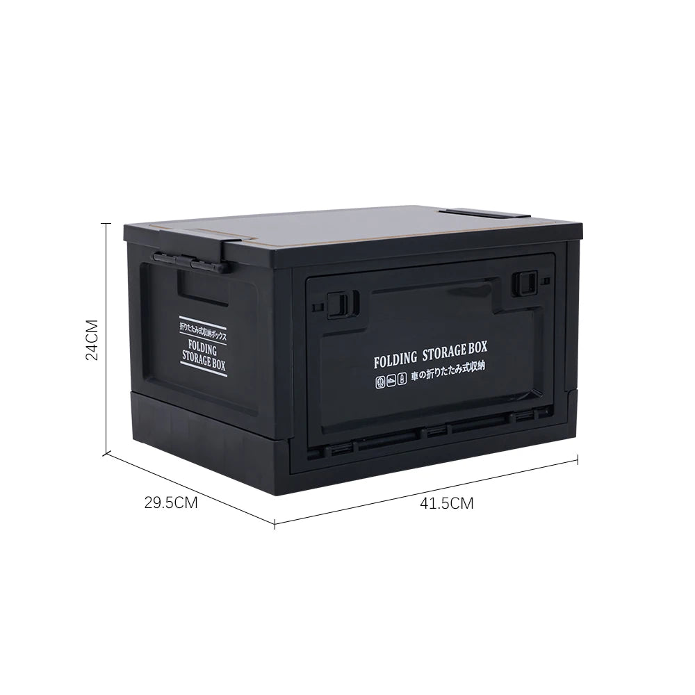 【Breeins】Outdoor Camping Folding Storage Box Thickened Folding Table Camping Storage Table Tableware Storage Camping Equipment