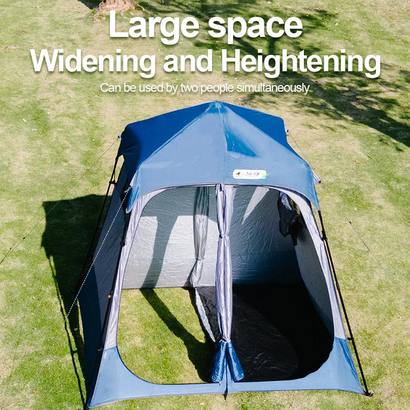 Shower tent  two person outdoor quick opening toilet changing tent privacy waterproof Pop up Instant fishing camping tent