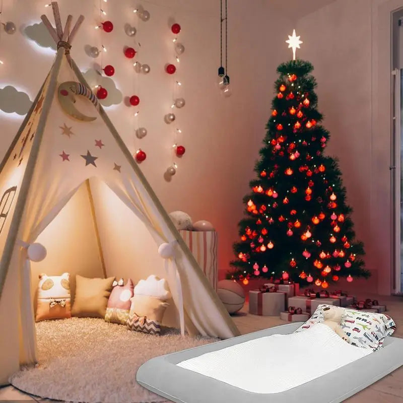 Inflatable Baby Bed Folding Kid Sleeping Bed Air Mattresses Car Rear Children's Air Travel High-Speed Rail Plane Sleeping Pad