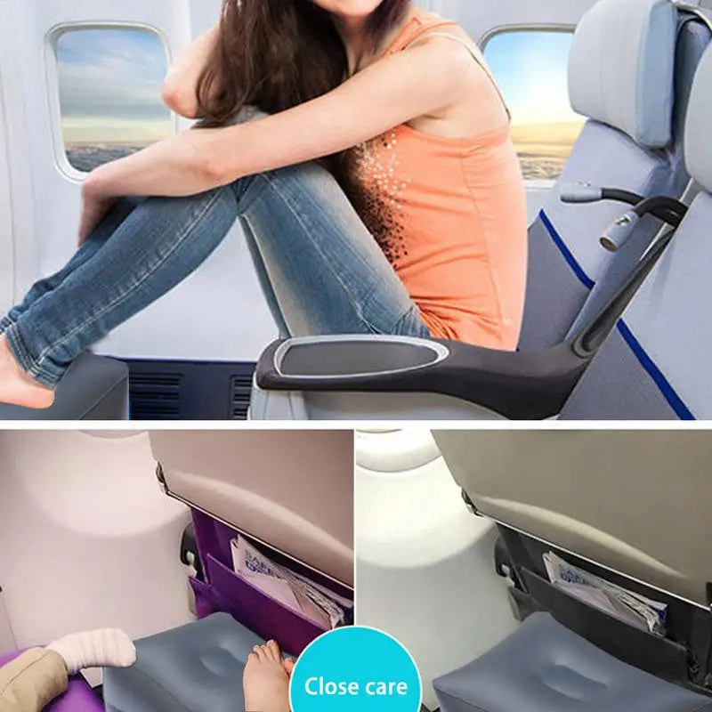 Car Inflatable Stool Cushion  Air Mattress  Ultimate Car Comfort Portable Cushion Rear Seat Gap Pad Auto Air Cushion Bed