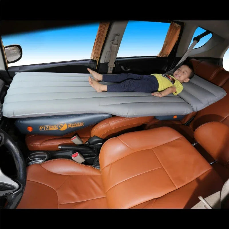 Car Inflatable Mattress Universal Car Air Inflatable Travel Mattress Bed Copilot Car Air Cushion Bed Rear Seat Air Cushion Mat