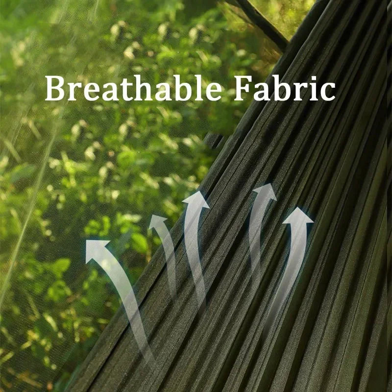 Outdoor Camping Hammock with Mosquito Net Anti-rollover Hammock Automatic Quick-opening Camping Equipment Outdoor Furniture