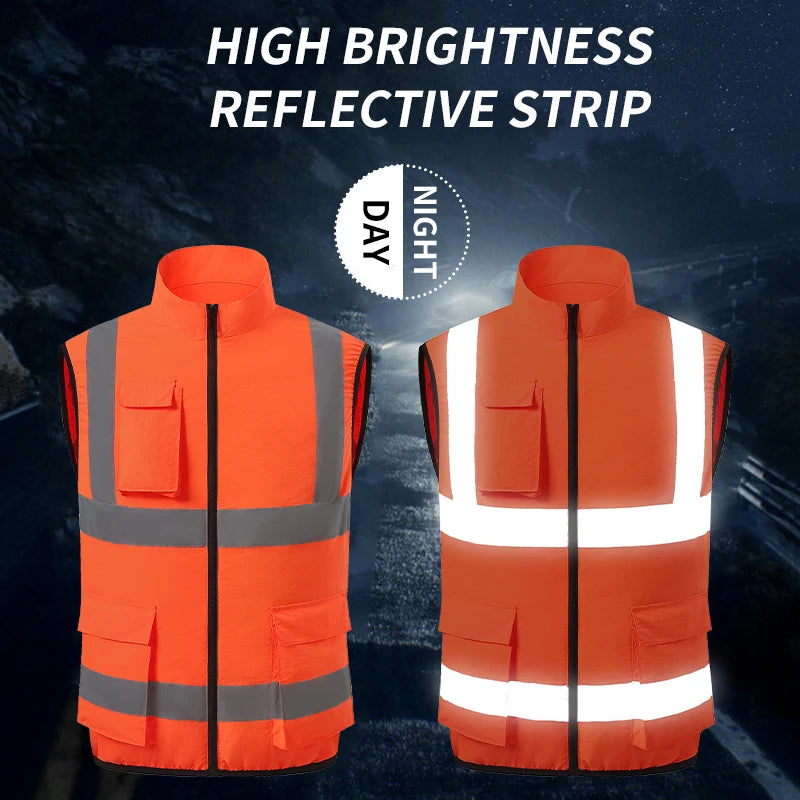 Air Conditioning Vest, Summer Outdoor Work Fan Vest, Cooling Clothing, Artificial Fan Coveralls, USB Fan Jacket