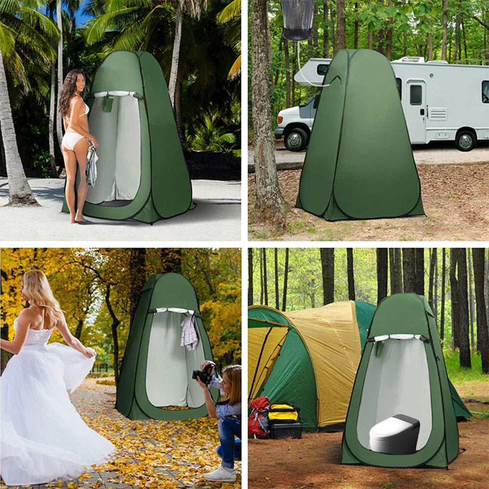 Portable Outdoor Camping Tent Shower Tent Bath Fitting Room Tent Shelter Camping Beach Private Toilet Camping Tent