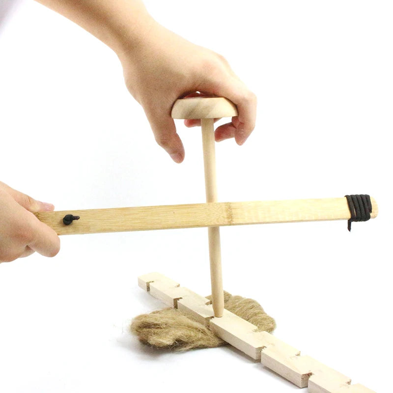 Bow Drill Friction Fire Starter Wood Make Tool Kit for Outdoor Survival Camping Hiking Emergency Fire Ignition Equipment