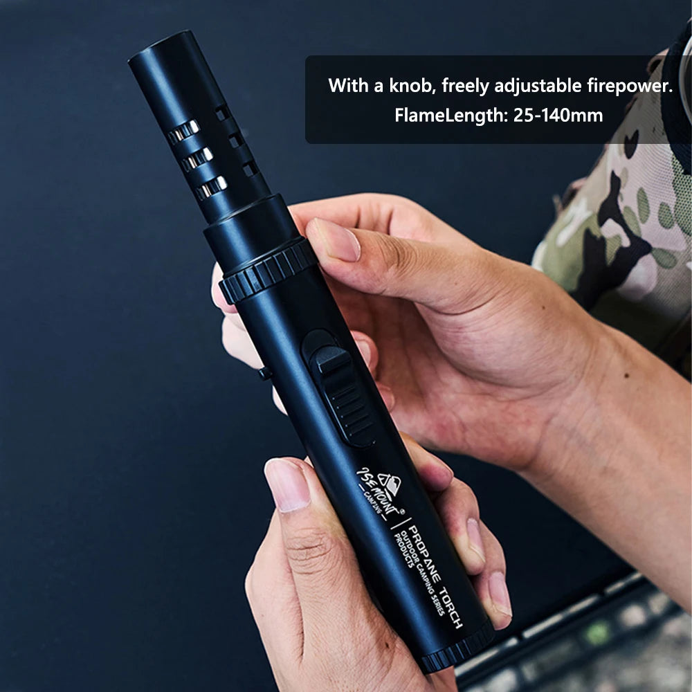 Outdoor Igniter Camping GasTorch Portable Burners Charcoal Burning Tool Picnic BBQ Cooking Flamethrower Circulate Refilled