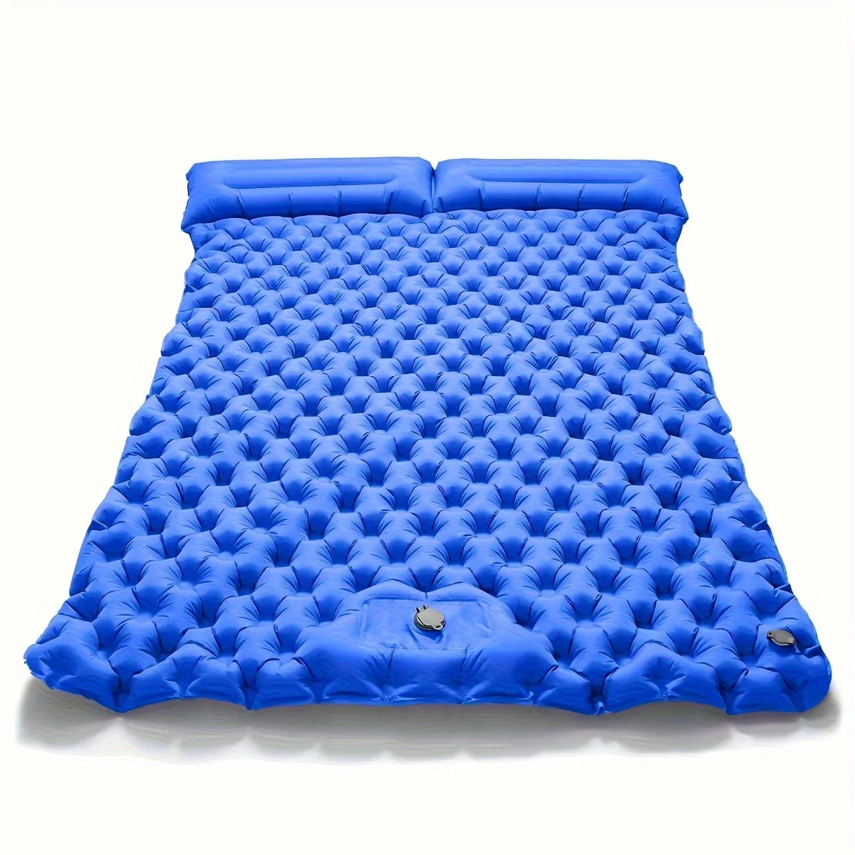 2025 NEW Double Inflatable Mattress with Built-in Pillow Pump Outdoor Sleeping Pad Camping Air Mat for Travel Backpacking Hiking