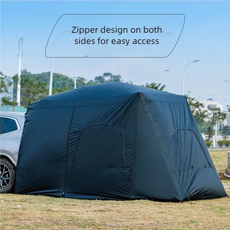 Universal SUV Camping Tent with Spacious Awning Waterproof Car Tent Easy Setup for Backpacking Traveling  Outdoors Car tail tent