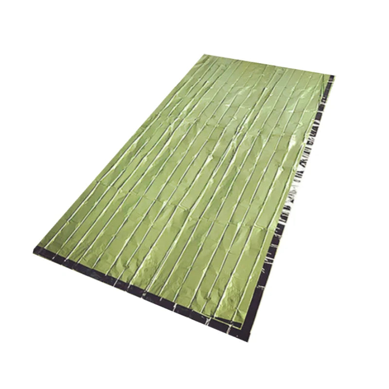 Portable Waterproof Emergency Survival Sleeping Bag Outdoor Edc Camping Gear Thermal Sack First Aid Rescue Kit Mylar Blanket