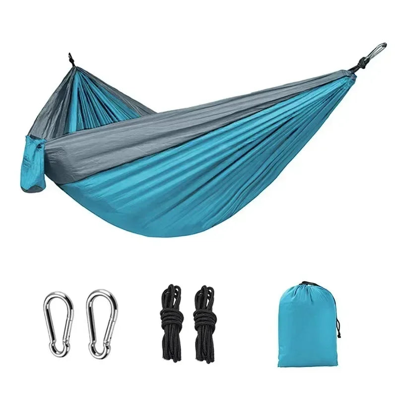 Camping Hammock Portable Portable Camping Hammock Single Person Lightweight Outdoor Travel Sleeping Gear for Hiking Garden Beach