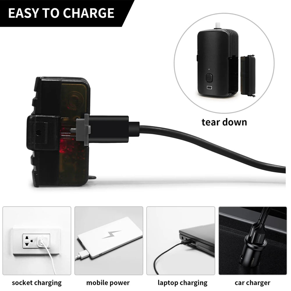 Portable Electric Camping Shower Rechargeable Waterproof Shower Pump For Outdoor Hiking Swimming Climbing Pet Car Clean