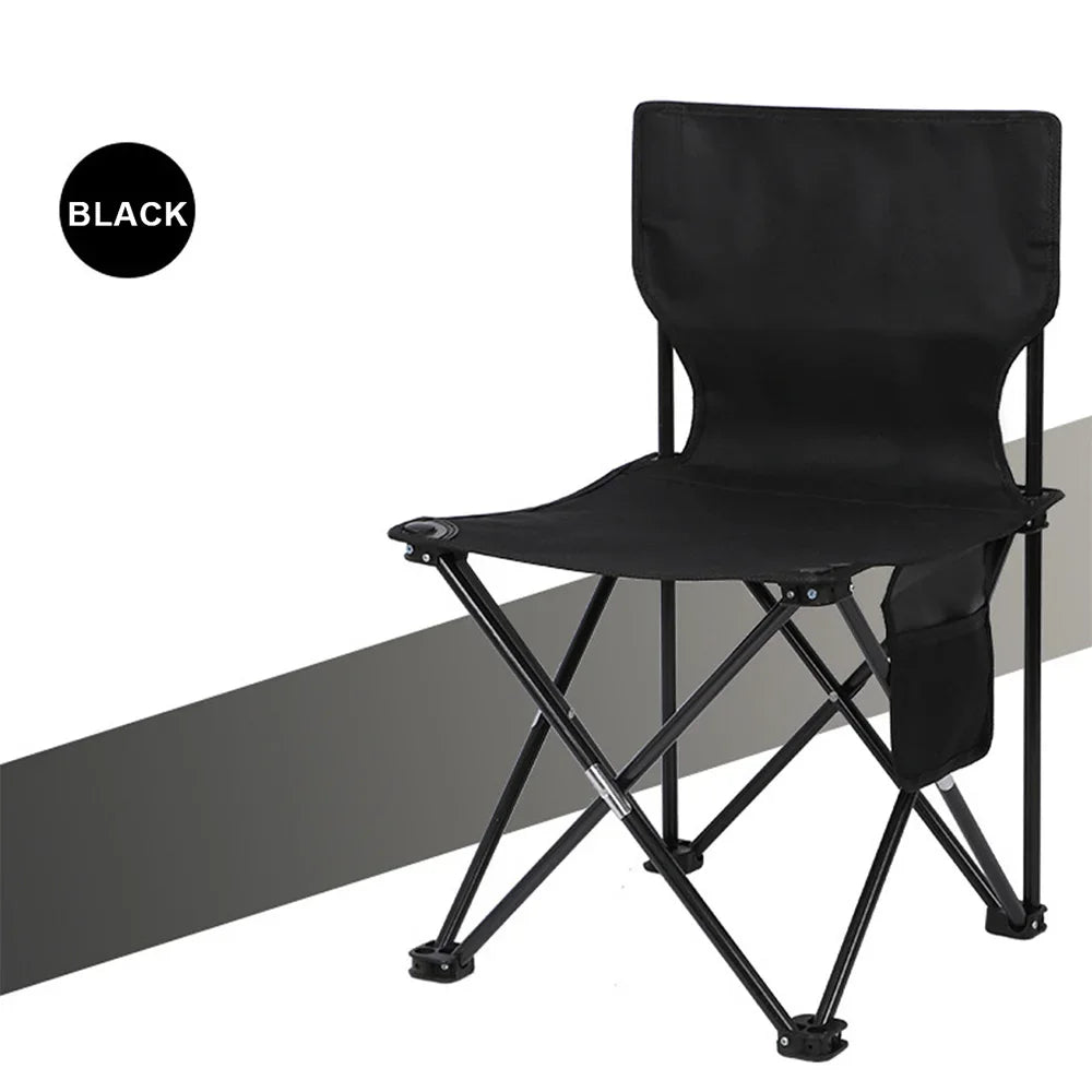 Camping Chair Outdoor Folding Beach Multifunctional Lazy Chair Easy Storage Fishing Chair Picnic Camping Equipment
