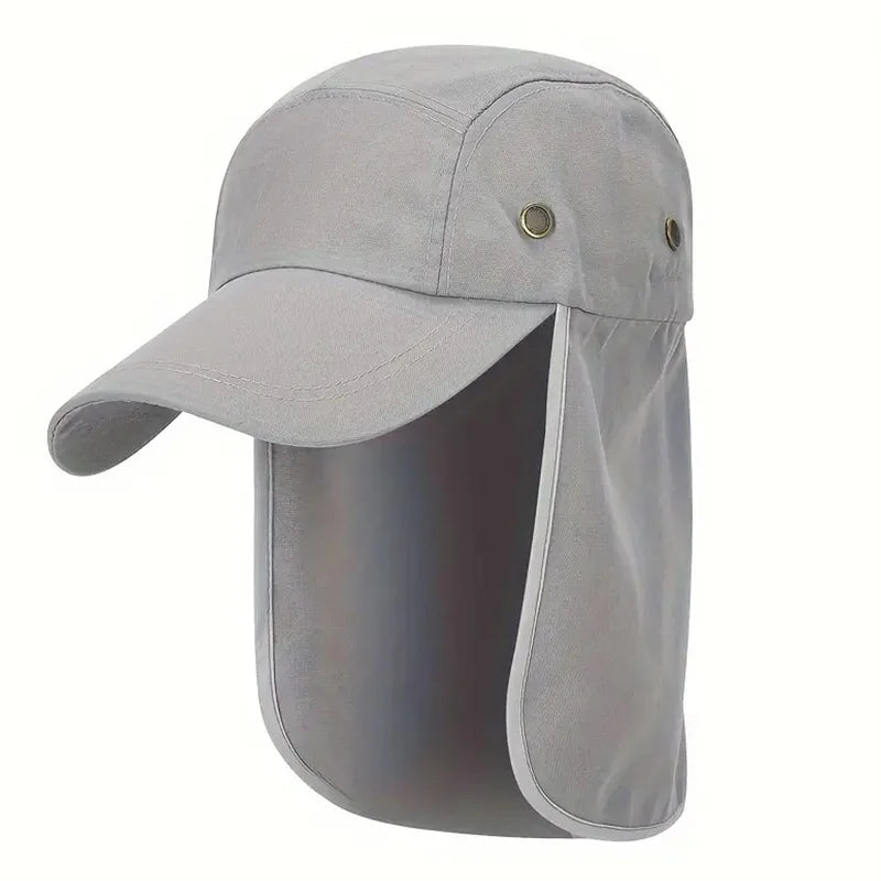 1 Piece Sun Protection Hat Fishing Hat Outdoor Mountaineering Sun Hat Face Cover Shawl Hat