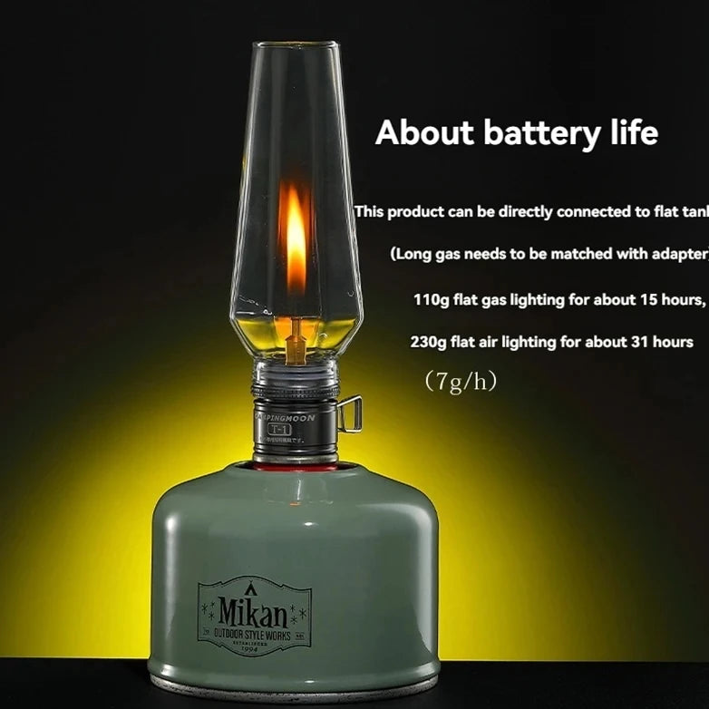 CAMPINGMOON T-1 Portable Outdoor Camping Light Gas Lighting Camping Lamp Tent Lamps camping gas lanterns
