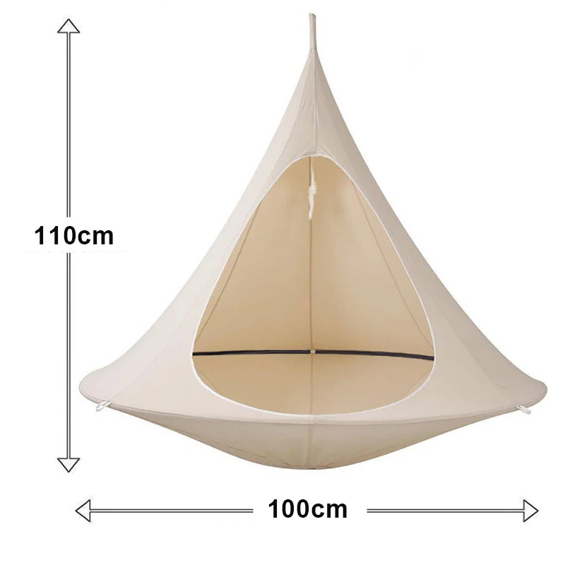 Hammock Outdoor Camping Travel Hammock Waterproof Hanging Hammock Sofa Hanging Swing Garden Hanging Tent Terrace Decoration