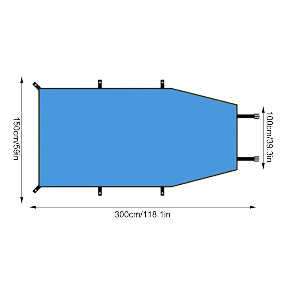 Outdoor Camping Car Tent Heavy Duty Sun Shade Awning Roof Tent Waterproof Tailgate Canopy For SUV External Accessories