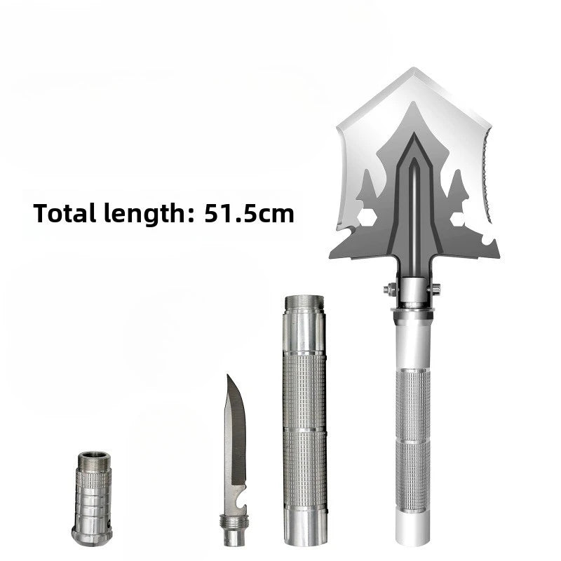 Outdoor Multifunctional Shovel Outdoor Camping Folding Collapsible Shovel Outdoor Survival Non-slip Handle Adjustable Tools