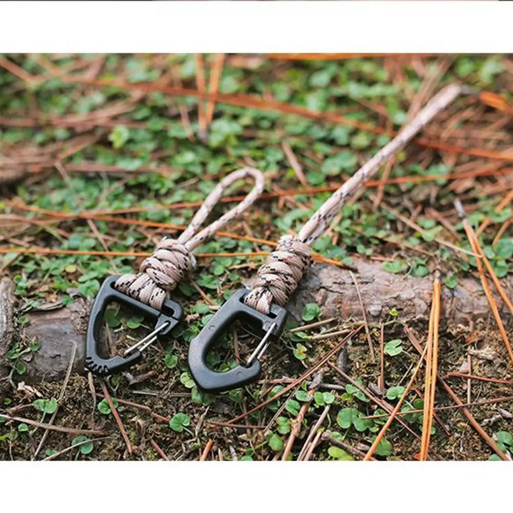 11/19CM Multifunction 7-core Umbrella Rope Weaving Keychain Lanyard paracord Rope Knitting Anti-lost ring buckle Car Tent