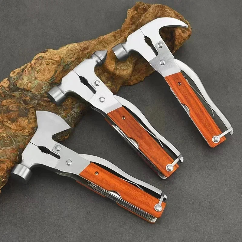 Multi Tools Practical Outdoor Multifunctional Axe Camping Survival First Aid Tool Life Saving Hammer Emergencia Glass Breaker