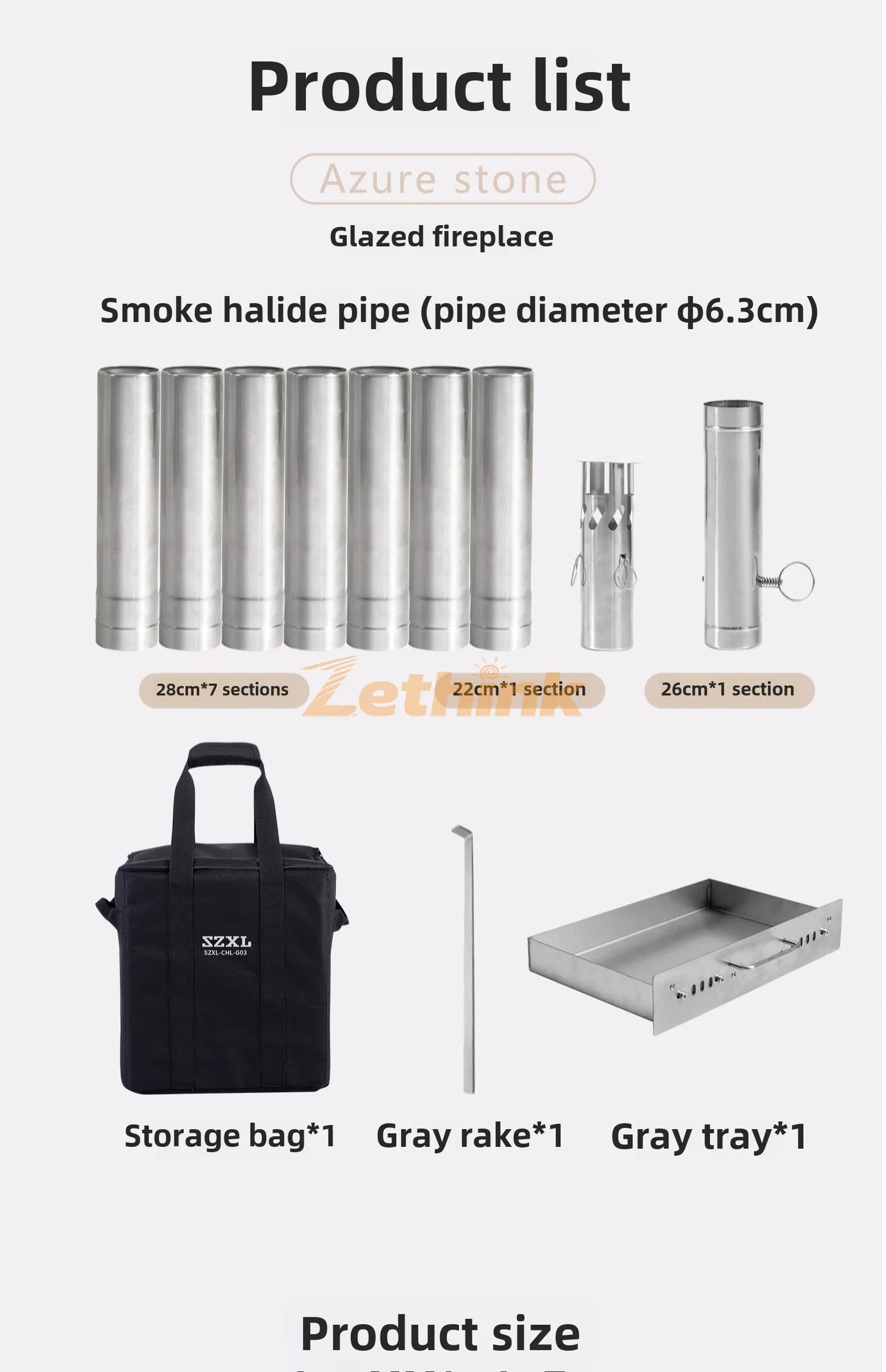 Camping Tent Stove Stainless Steel Smokeless Fireplace Secondary Burning Wood Stove Large Glass Window Firewood Heater