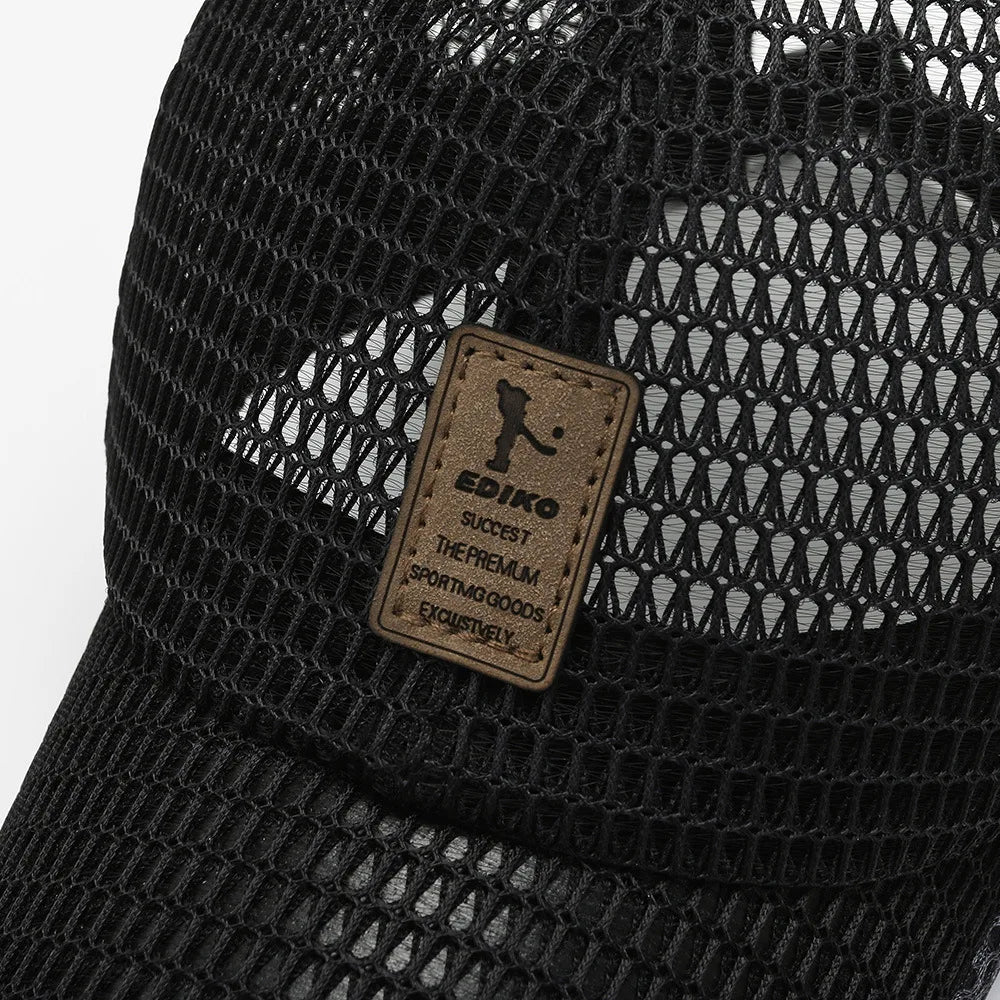 Unisex Summer Trucker Hat Men Simple Design Baseball Cap Outdoor Sport Fishing Hat