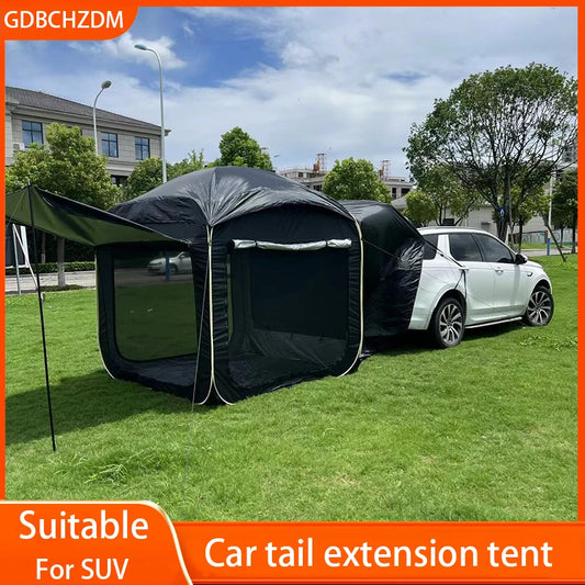Outdoor Car Trunk Extension Tent House Car Mounted Tent Trunk SUV Car Trunk Tent Car Camping
