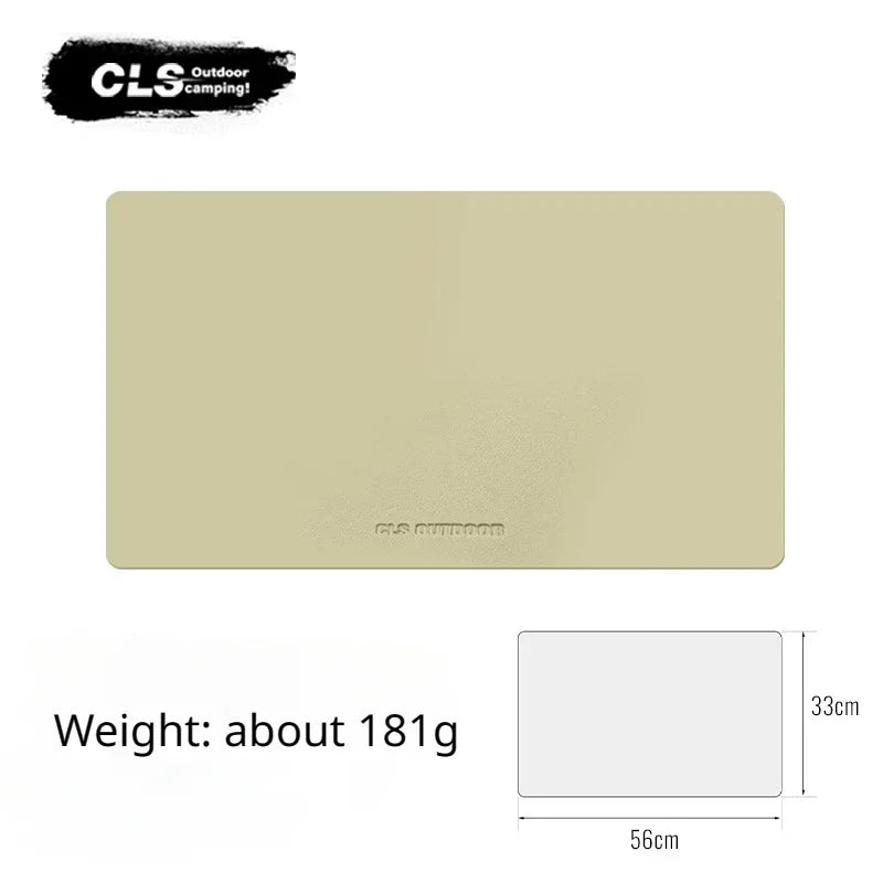 CLS Camping Table Mats  Waterproof Insulated Table Mat Leather Floor Mat PU Tablecloth Floor Mat Greaseproof Table Stall Picnic