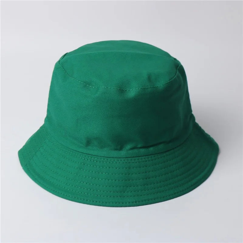 Free Custom LOGO Design Double-sided Bucket Hat Ladies Men Summer Fishing Hat Leisure Fishing Hat Panama  Bob Bucket Gorros