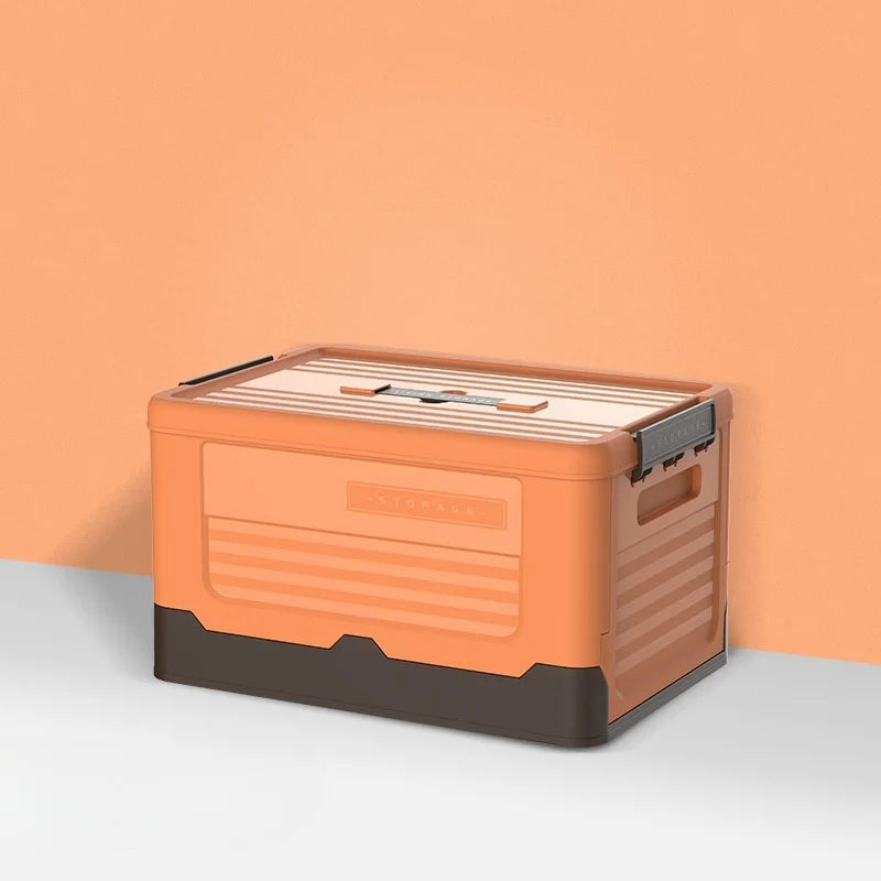 Camping Storage Box Folding Multifunction Space-Saving Plastic Sundries Storages Car Backup Organizer Portable High-Capacity Box